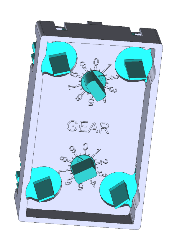 CL 1  Green Gear Bases 10 Pack - Image 4
