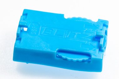 Light blue ITZ Blitz bases for Tudor Games electric football