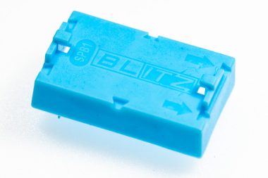 Light blue ITZ Blitz bases for Tudor Games electric football