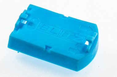 Light blue ITZ Blitz bases for Tudor Games electric football