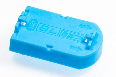 Light blue ITZ Blitz bases for Tudor Games electric football